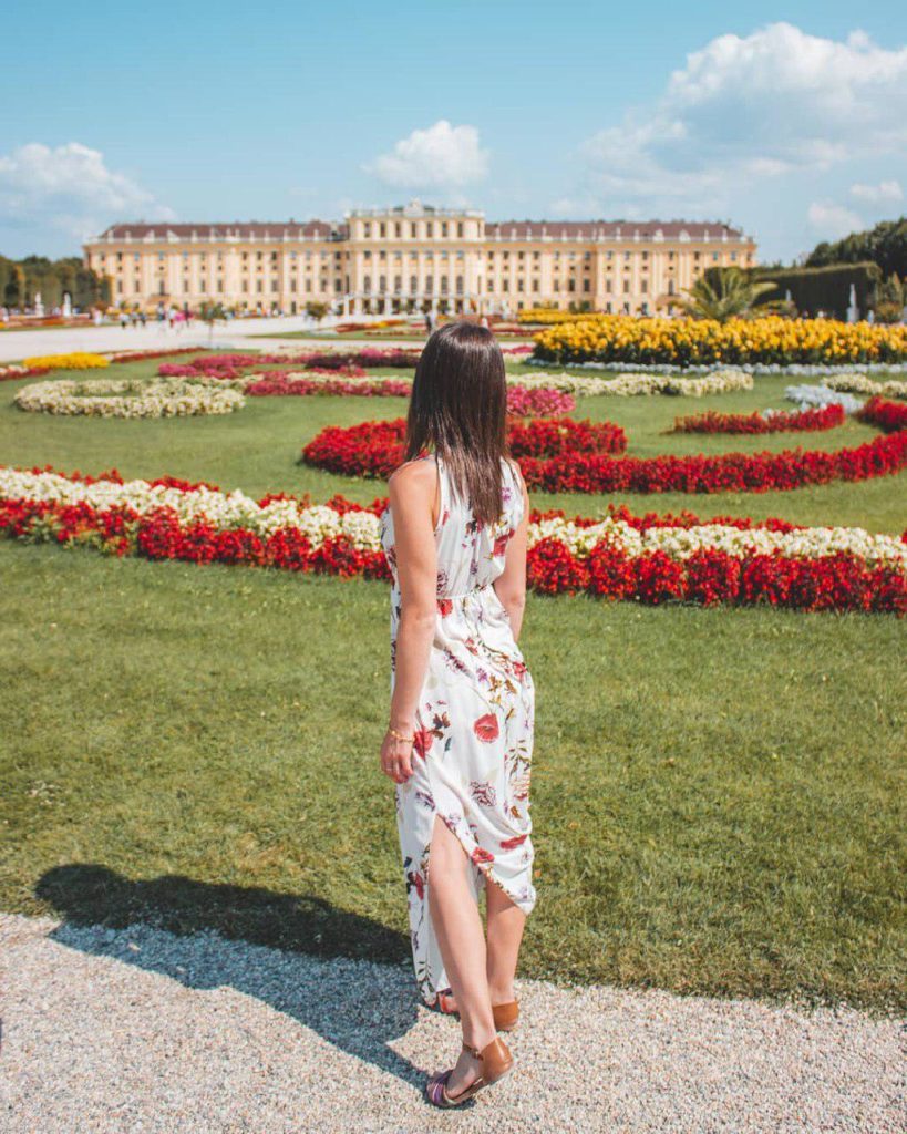 Il castello di Schonbrunn a Vienna