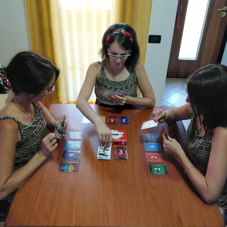 gioco da tavolo Sette rosso