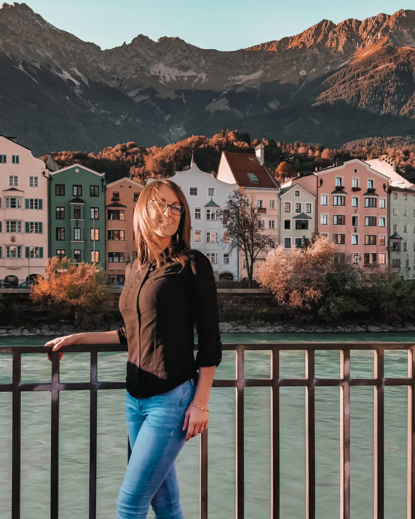 diva su fiume Inn a Innsbruck