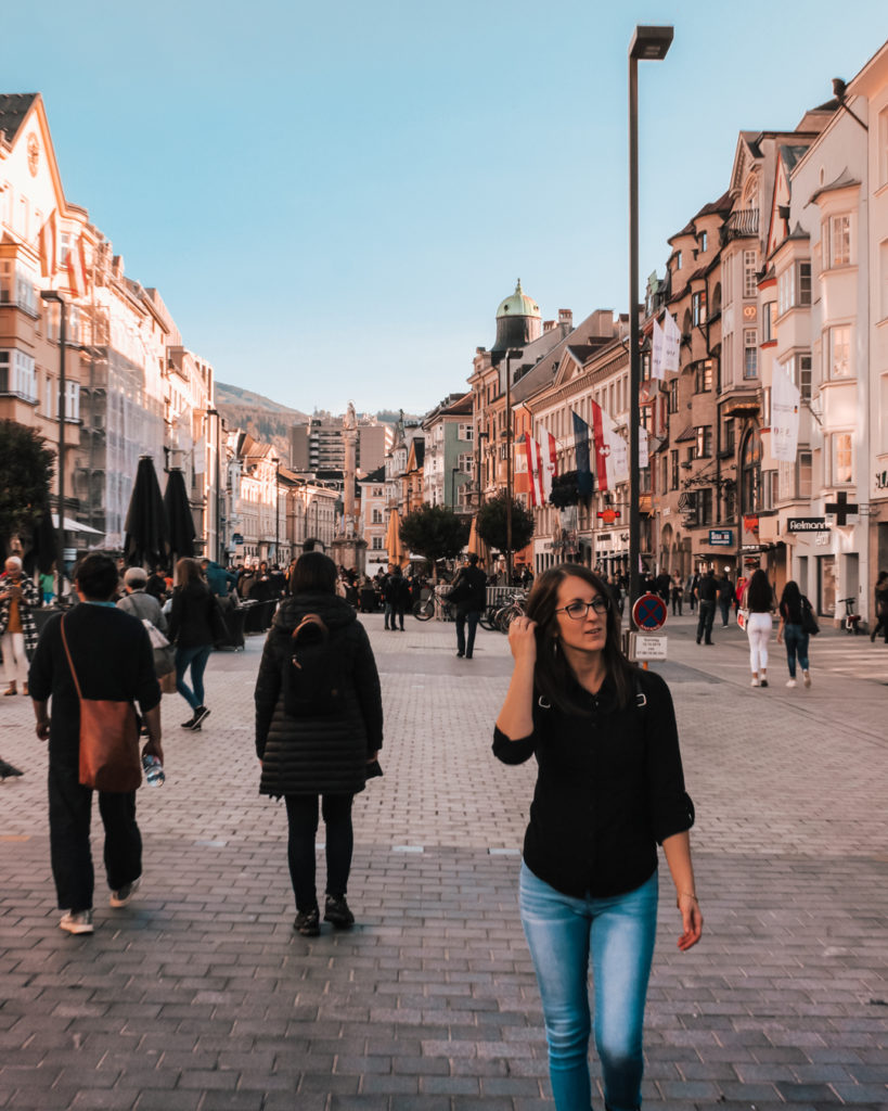 diva nel centro di Innsbruck
