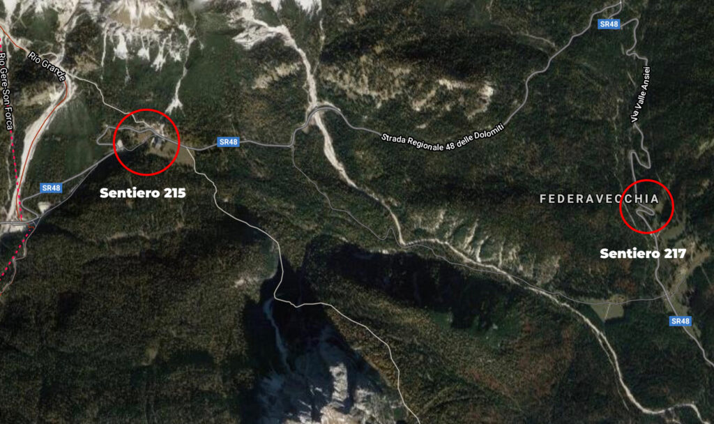 i due luoghi di partenza