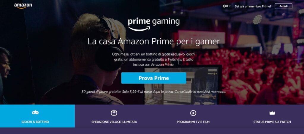 amazon prime gaming