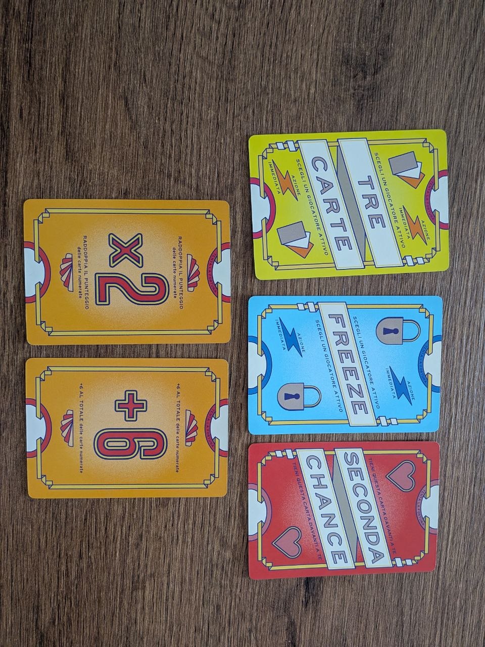 Flip 7 carte speciali