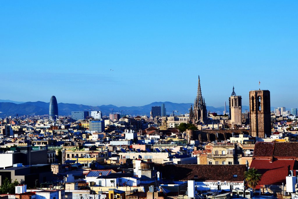 panorama dal Barcelò Raval